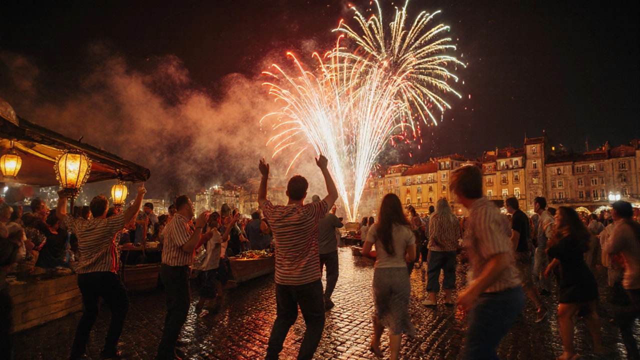 Фестиваль Сан-Жоан в Порто: фейерверки над рекой и жареные сардины