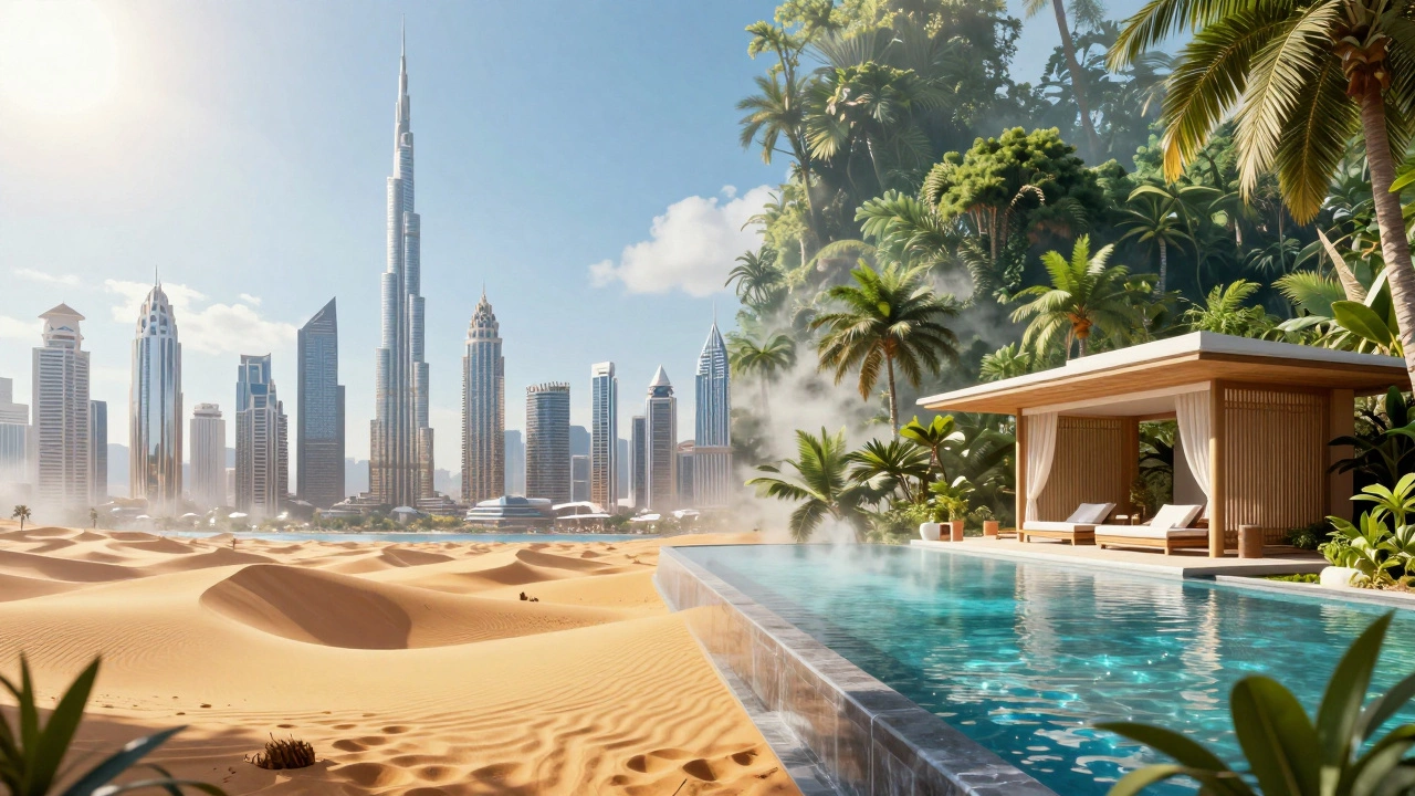 Футуристические небоскребы Дубая и роскошный велнес-курорт в Таиланде